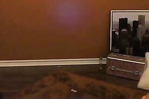 Cute college hotwife with large natural mangos is chatting with me