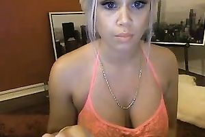 Cute college hotwife with large natural mangos is chatting with me