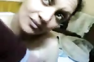 Fat girlfriend rubs her thick greasy bawdy cleft in front of me