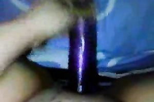 I am dildoing myself with a fake penis and filming POV