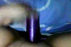 I am dildoing myself with a fake penis and filming POV