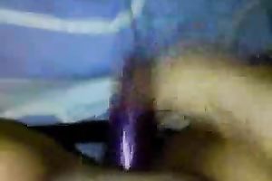 I am dildoing myself with a fake penis and filming POV