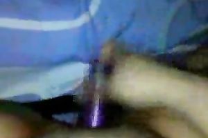 I am dildoing myself with a fake penis and filming POV