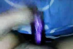 I am dildoing myself with a fake penis and filming POV