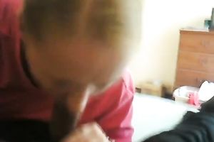 Worn out blonde mama blowjob copulates my merry schlong