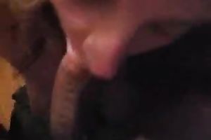 Register white wife from 7/11 gives me incredible blowjob after her shift