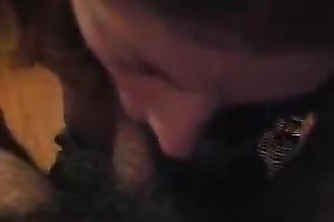 Register white wife from 7/11 gives me incredible blowjob after her shift