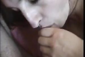 My girlfriend likes my wang with closed eyes