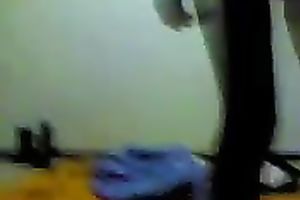 Selfie of my wild dark brown Russian white women masturbating all naked