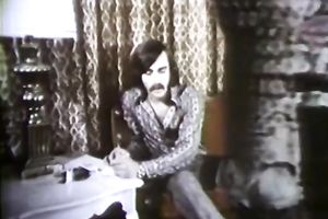 Busty golden-haired head sex doll pokes her sexy face hole with fascinating peter