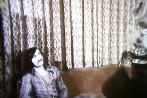 Busty golden-haired head sex doll pokes her sexy face hole with fascinating peter