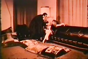 Chubby and concupiscent whore loved to engulf that banana slow and take it unfathomable