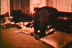 Chubby and concupiscent whore loved to engulf that banana slow and take it unfathomable