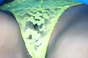 Beautiful black skin snatch below sassy lace pants