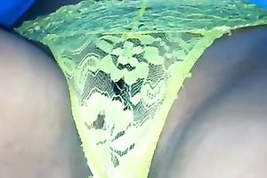 Beautiful black skin snatch below sassy lace pants