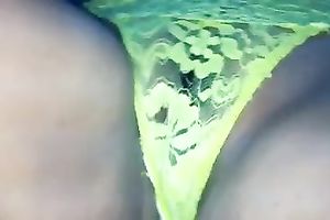 Beautiful black skin snatch below sassy lace pants