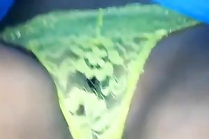 Beautiful black skin snatch below sassy lace pants