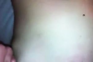 Pallid honey with excitement took my friend's unyielding knob in her backdoor