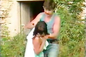 Two bewitching sweethearts acquire hard nailed outdoors by 2 pricks