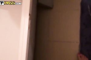 Perfect dilettante dark brown legal age teenager likes sweet her BF