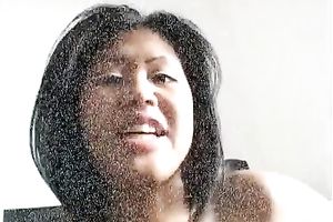 Playful and beautiful Asian beauty experienced dark 10-Pounder