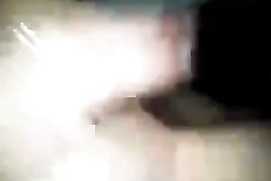 Chubby breasty white dirty slut wife flashes her whoppers and masturbates on web camera