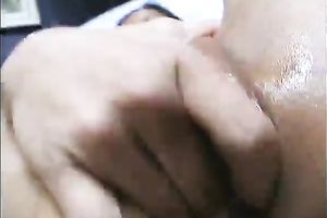 Exotic nympho massages her deliciously enjoyable cum-hole with excitement