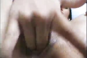 Exotic nympho massages her deliciously enjoyable cum-hole with excitement