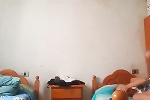 Just a teasing dilettante cam movie from the dorm room of 2 sexy legal age teenager women