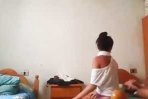 Just a teasing dilettante cam movie from the dorm room of 2 sexy legal age teenager women