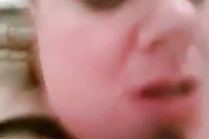 Extremely disgusting fat wench with dark collar was nailed missionary