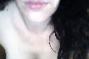 Filthy and lustful lalin girl milf in red pants on cam