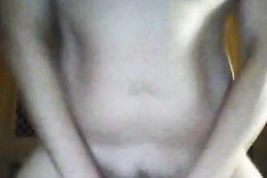 Filthy and lustful lalin girl milf in red pants on cam