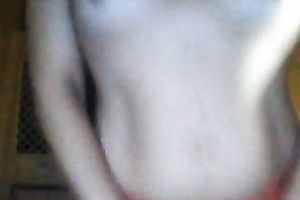 Filthy and lustful lalin girl milf in red pants on cam