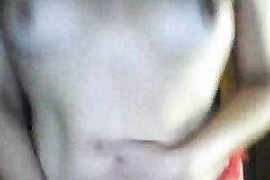 Filthy and lustful lalin girl milf in red pants on cam