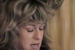 Sexy narrow eyed sweetheart and blonde milf in softcore act