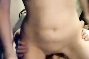 My pretty golden-haired GF rides my hard wang like a real cowgirl