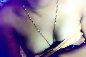 Awesome petite dilettante Indian girlfriend filmed topless