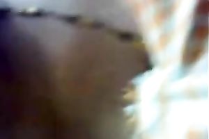 Awesome petite dilettante Indian girlfriend filmed topless