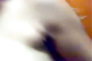 Awesome petite dilettante Indian girlfriend filmed topless