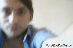 Shy Teen Gets Slutty and Rides Big Cock