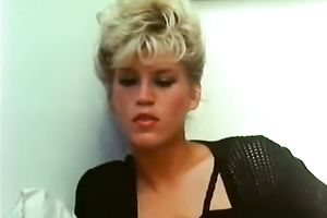 Hot italian retro porn with 2 white-haired doxies and brunet guy