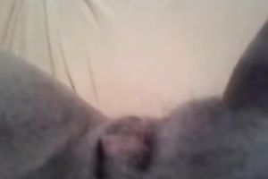 Whorish pallid GF of mine made her own solo show vid at home