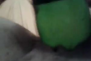 Whorish pallid GF of mine made her own solo show vid at home