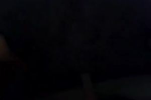 Whorish pallid GF of mine made her own solo show vid at home