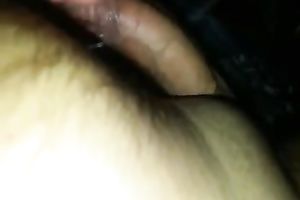 Pounding my white girlfriend in the love tunnel in missionary style