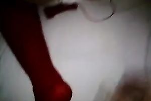 Another movie stolen from my allies mom's phone where that babe permeates her fur pie with sex toy