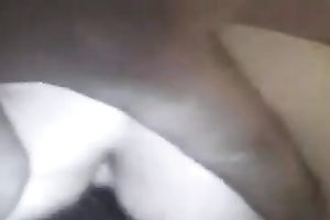 Amateur lady with quite large bubble booty got her anal opening fucked