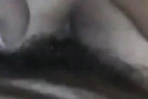 Amateur lady with quite large bubble booty got her anal opening fucked