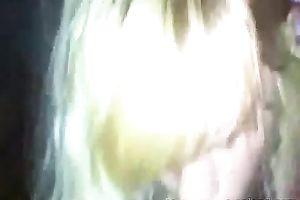 Some sweethearts are truly into studs with large dicks like this blond